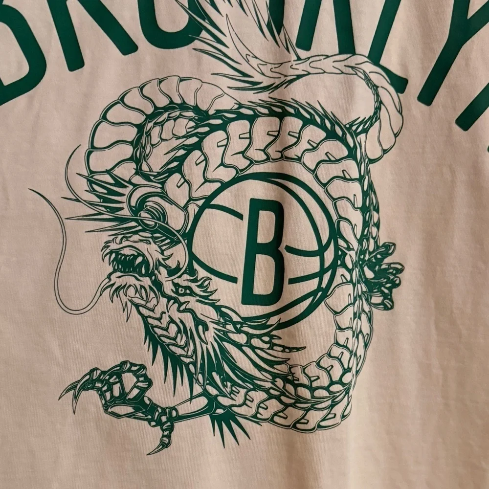 Brooklyn Nets x WAH YAN CHENG NIN Men's Oversized T-shirt Chinese New Year 2025 - Picture 10 of 11